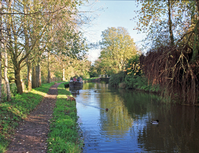 Canal near swing bridge